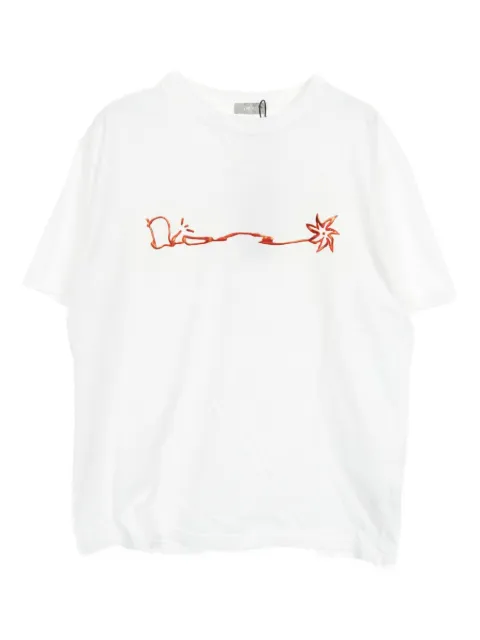 Christian Dior Pre-Owned x Travis Scott 2010s logo-print T-shirt 