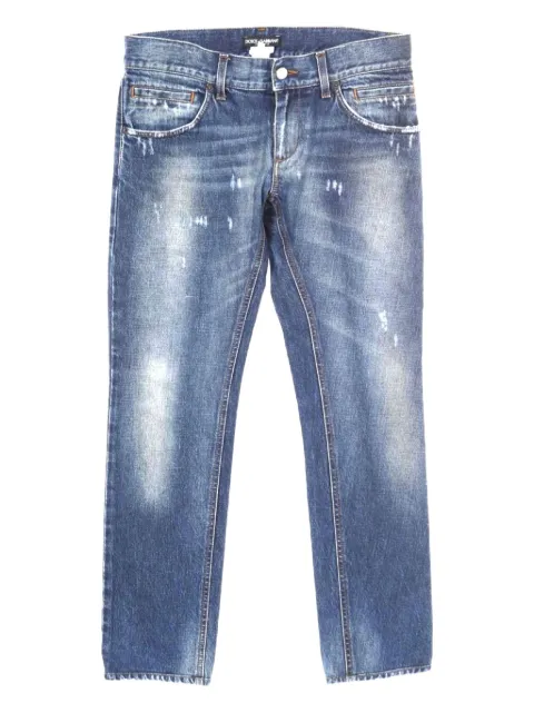 Dolce & Gabbana Pre-Owned 2010s distressed-effect jeans