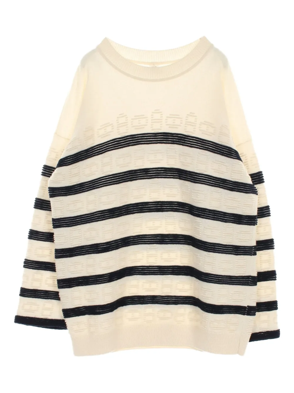 2010s striped knit sweater