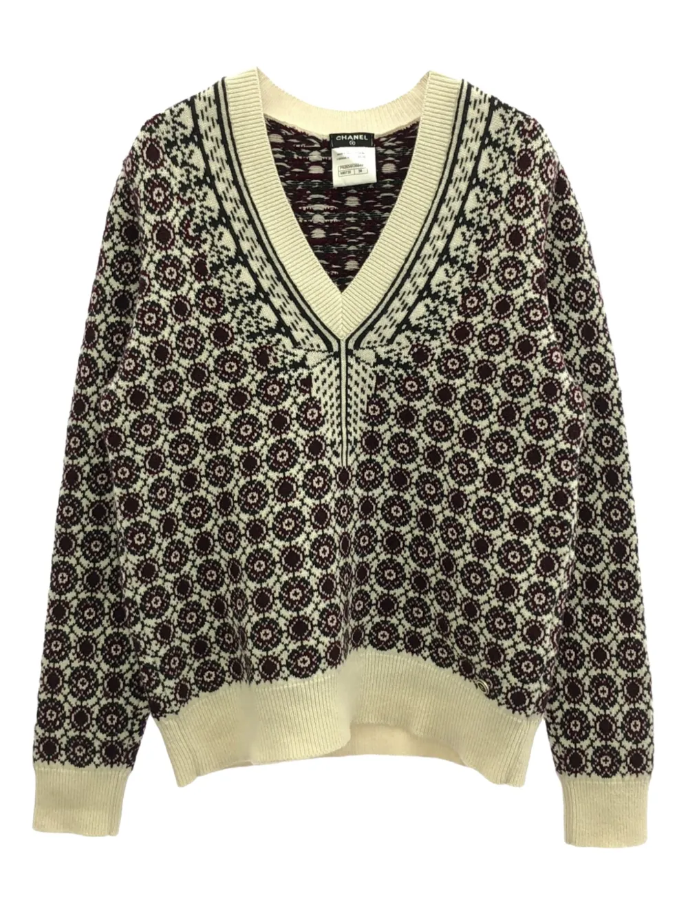2010s knit-pattern cashmere sweater