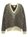 CHANEL Pre-Owned 2010s knit-pattern cashmere sweater - Neutrals
