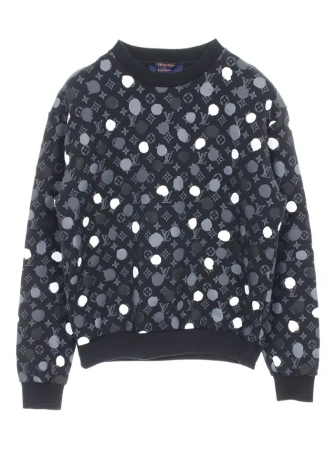 Louis Vuitton Pre-Owned x Yayoi Kusama 2010s Dot Monogram Sweatshirt
