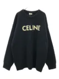 Céline Pre-Owned 2010s ribbed-knit lambswool sweater - Black