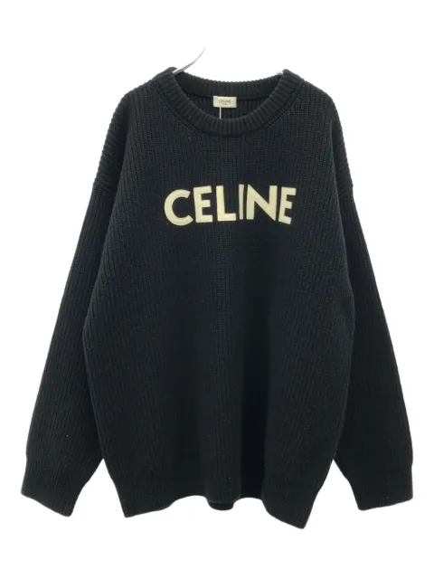 Céline Pre-Owned 2010s ribbed-knit lambswool sweater