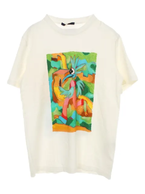 Louis Vuitton Pre-Owned 2010s abstract-print crew-neck t-shirt