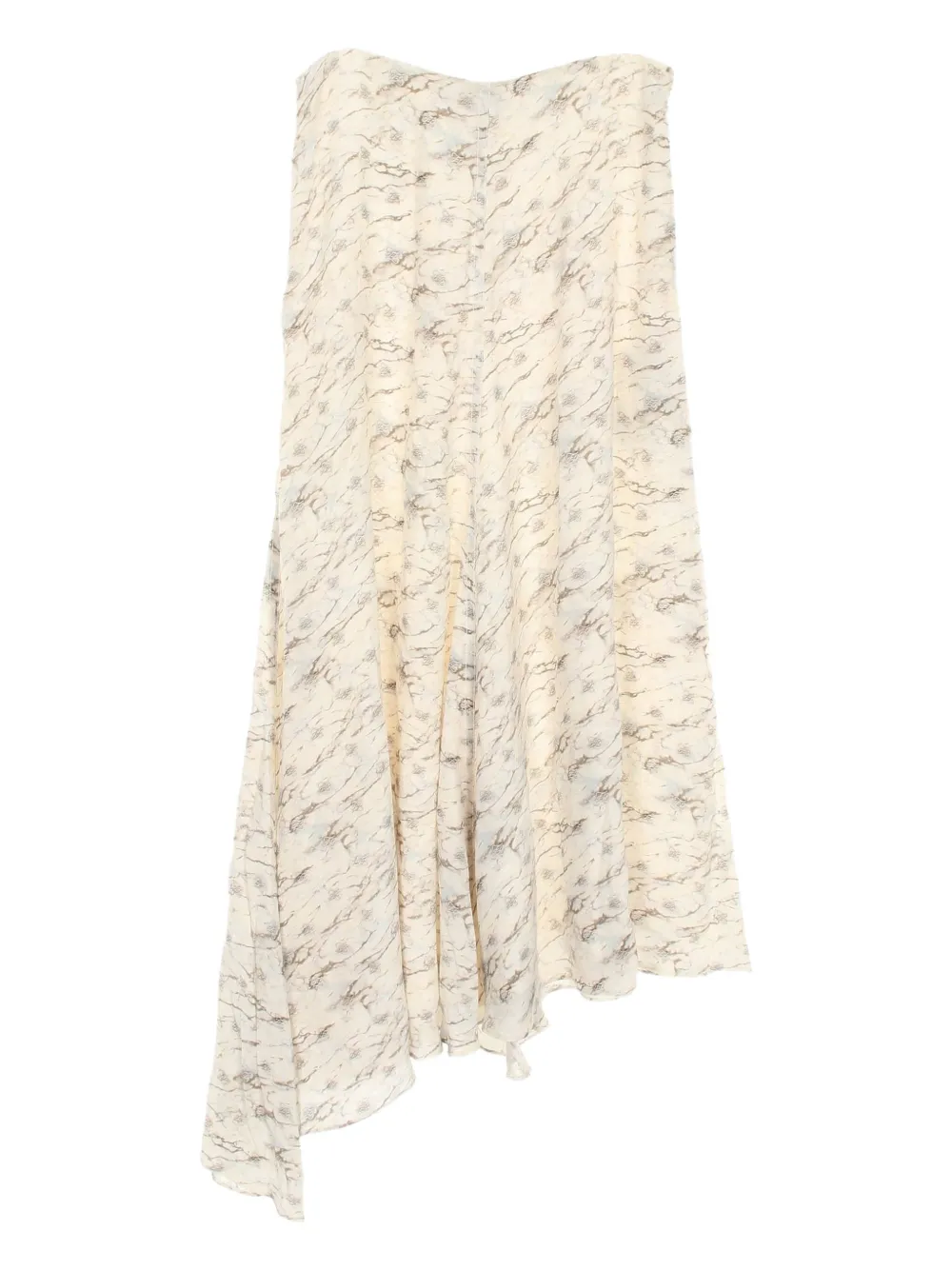 Fendi Pre-Owned 2010s asymmetric silk skirt | Image 2