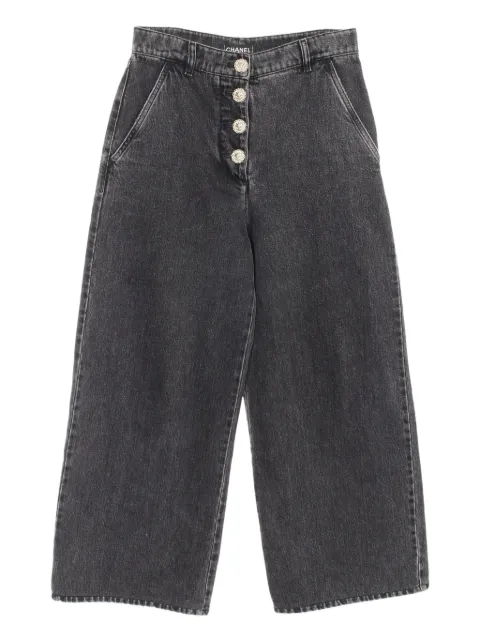 CHANEL Pre-Owned pantalon ample à boutons (1986-1988)