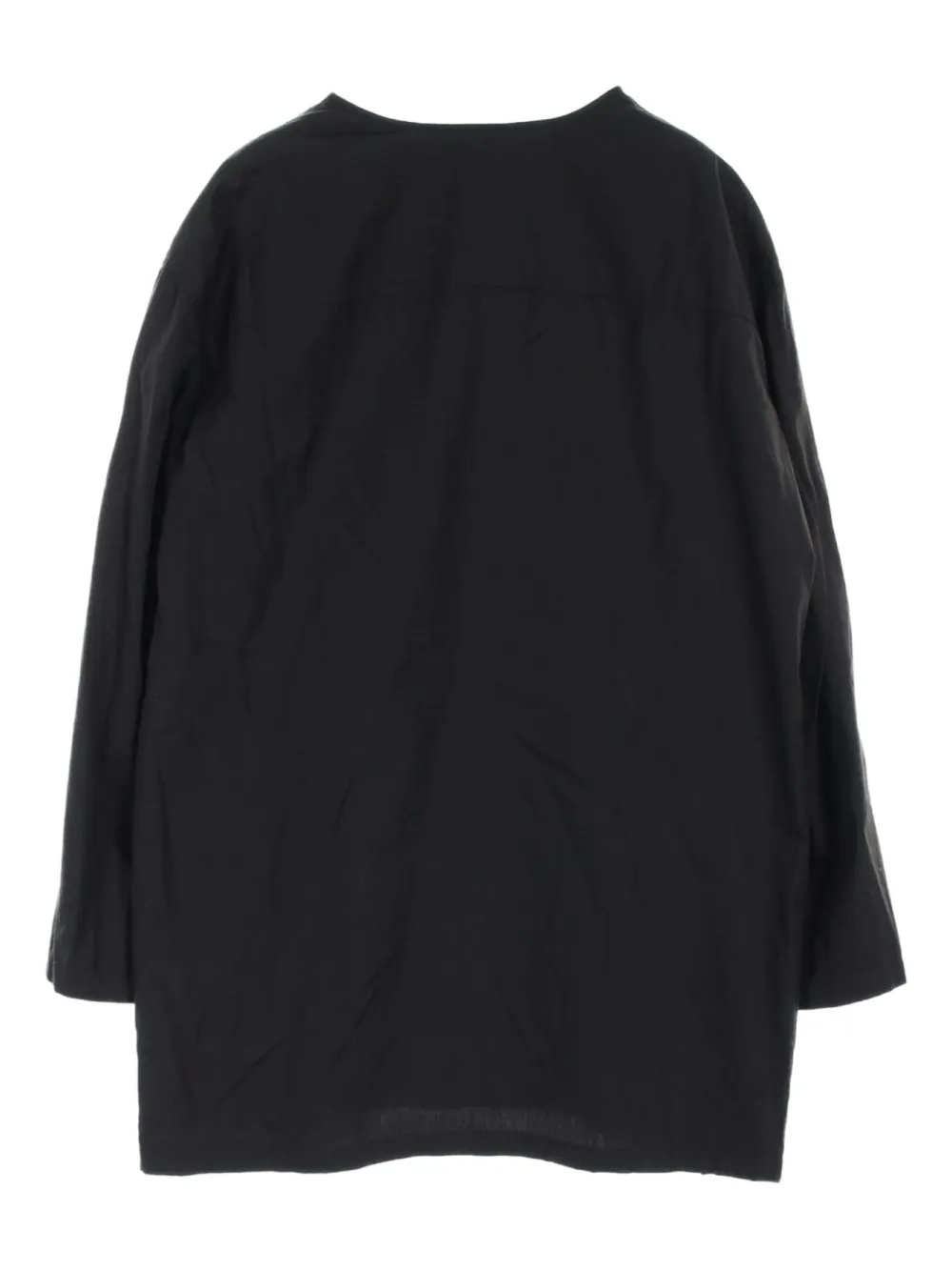 Hermès Pre-Owned 2010s katoenen jurk met knopen - BLACK