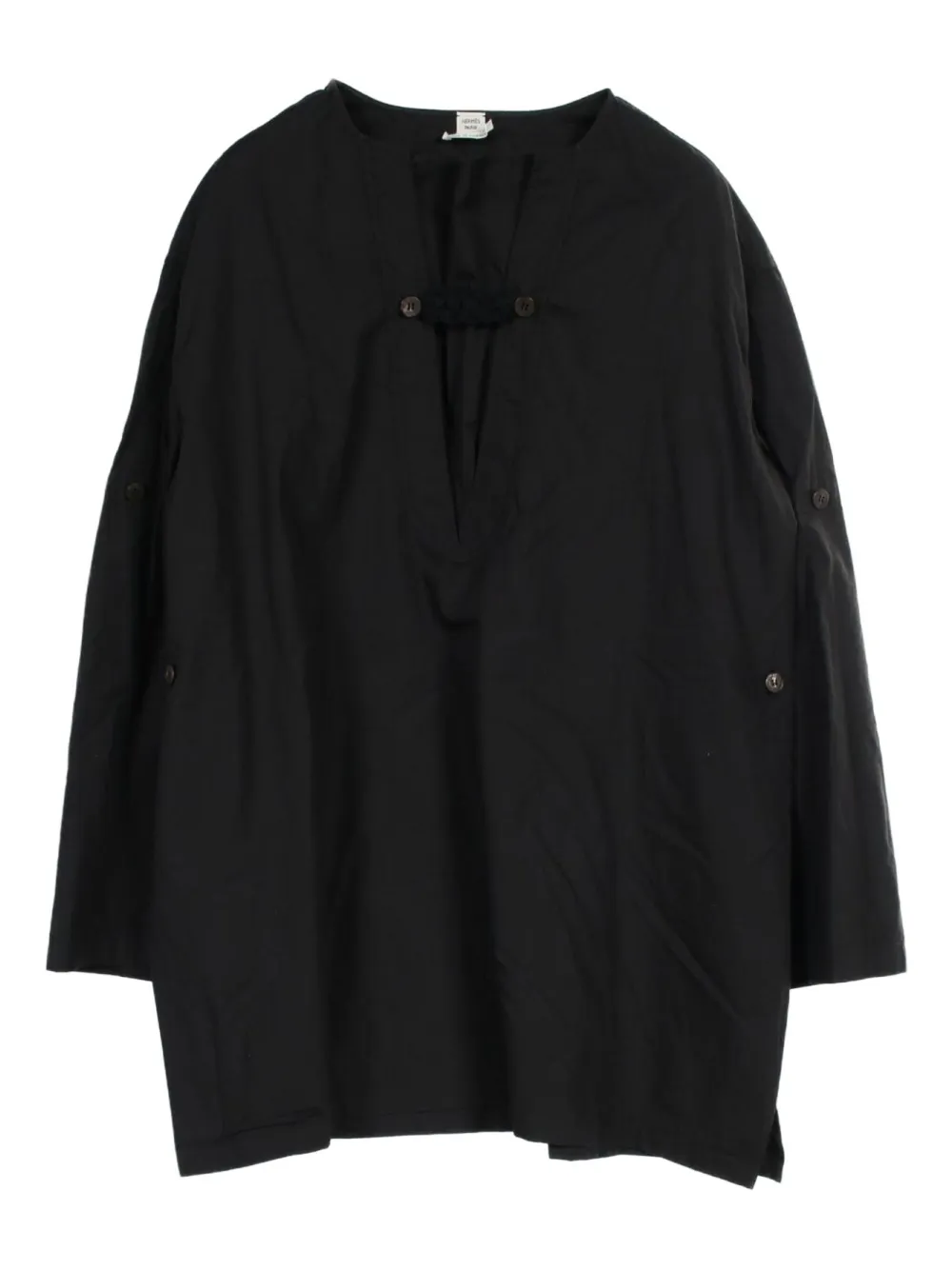 2010s buttoned cotton dress