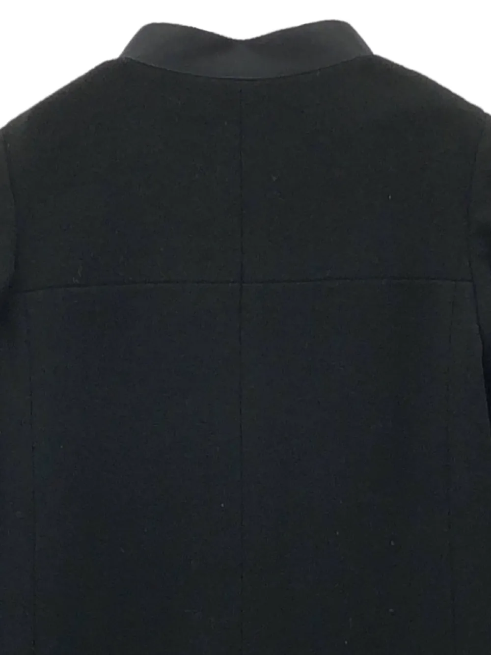 CHANEL Pre-Owned 2010s jas met satijnen strik - BLACK