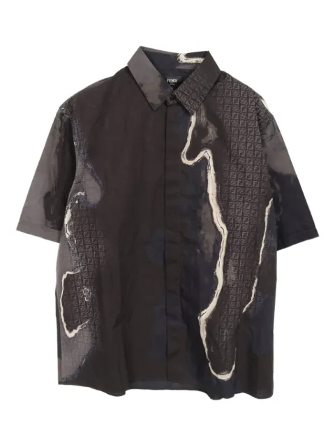 Fendi Pre-Owned 2010s FF Karligraphy shirt