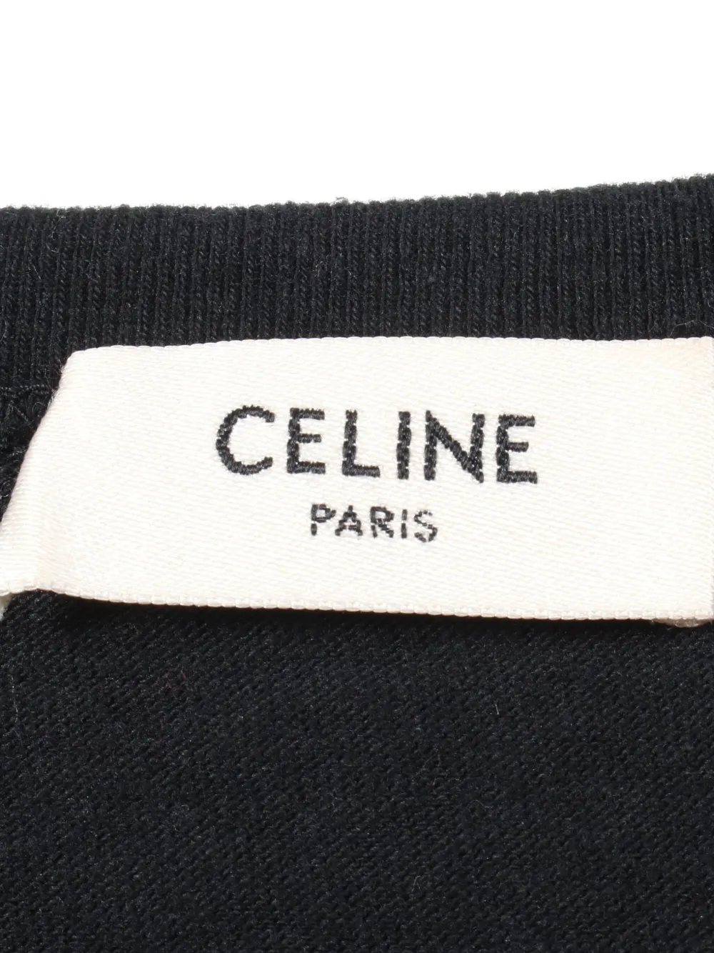 Pre-owned Celine 2010s Logo-print Sweatshirt In Black