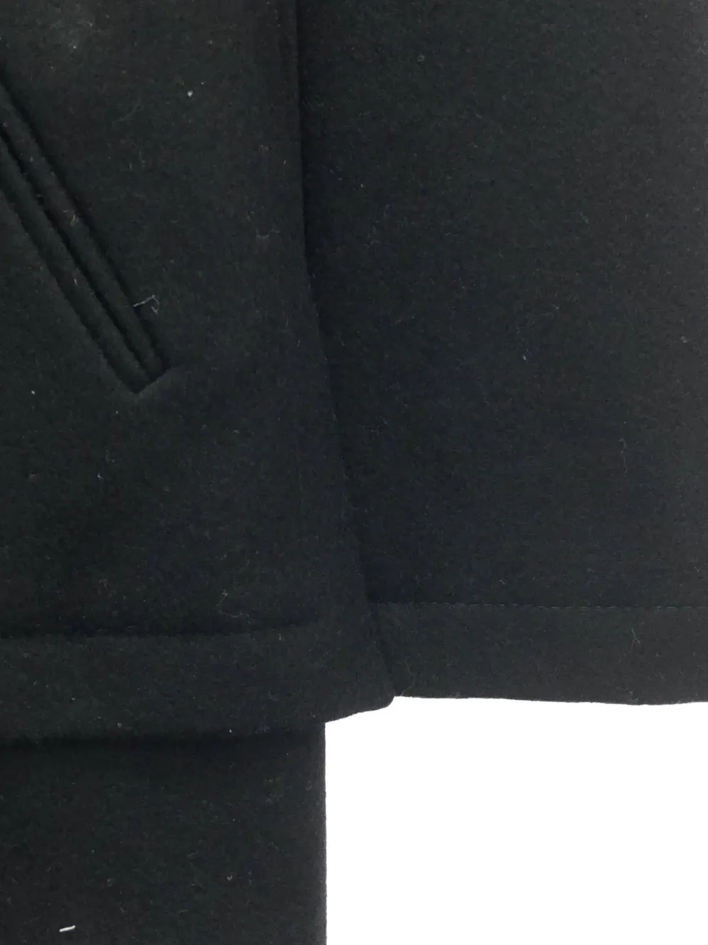 Pre-owned Chanel 2010s Wool Toggle-fastening Coat In Black