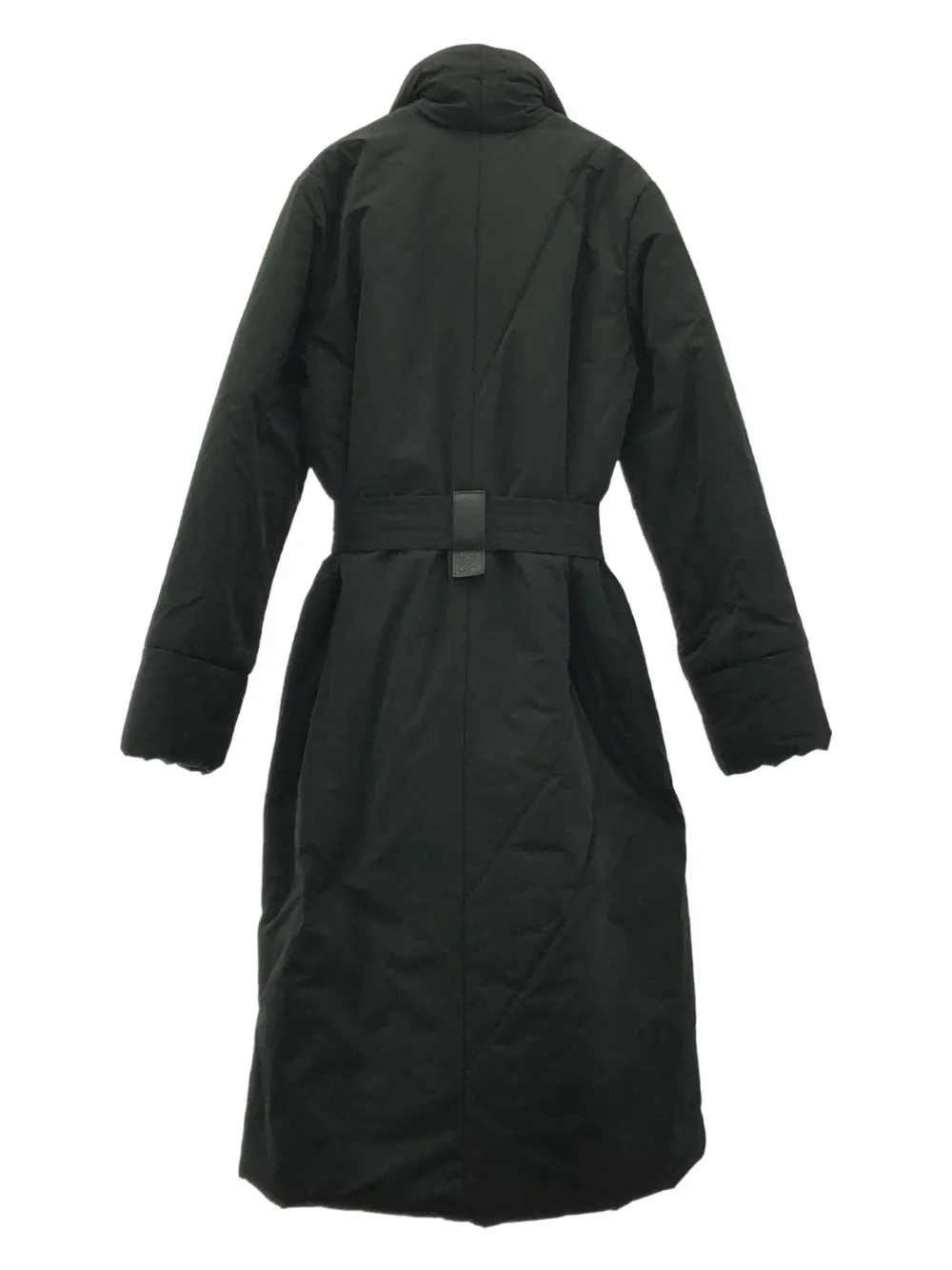 Loewe Pre-Owned 2010s gewatteerde jas met ceintuur - Zwart
