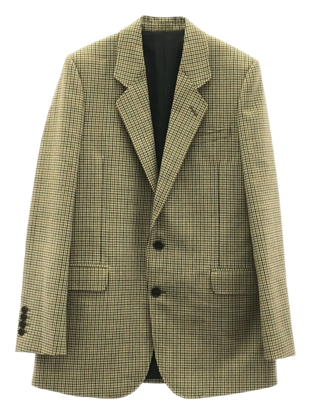 Céline Pre-Owned 2010s ハウンドトゥース ジャケット - ニュートラル Céline Pre-Owned 2010s ハウンドトゥース ジャケット - ニュートラル