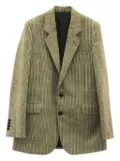 Celine Pre-Owned 2010s houndstooth-pattern wool blazer - Neutrals