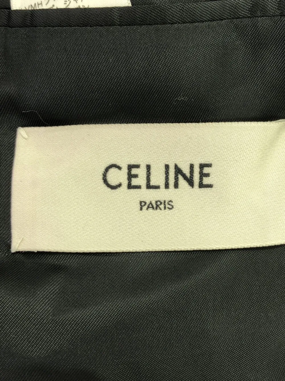 Pre-owned Celine 2010s Houndstooth-pattern Wool Blazer In Neutral