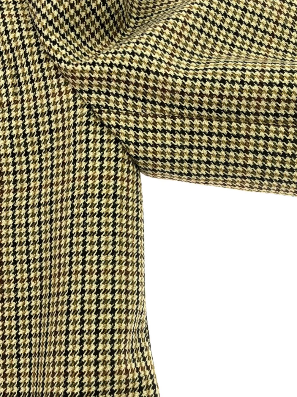 Pre-owned Celine 2010s Houndstooth-pattern Wool Blazer In Neutral