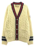 Gucci Pre-Owned 2010s cable-knit cardigan - White