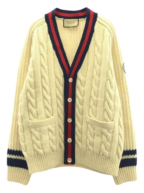 Gucci Pre-Owned 2010s cable-knit cardigan