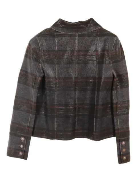 CHANEL Pre-Owned 1986-1988 Aging cashmere jacket