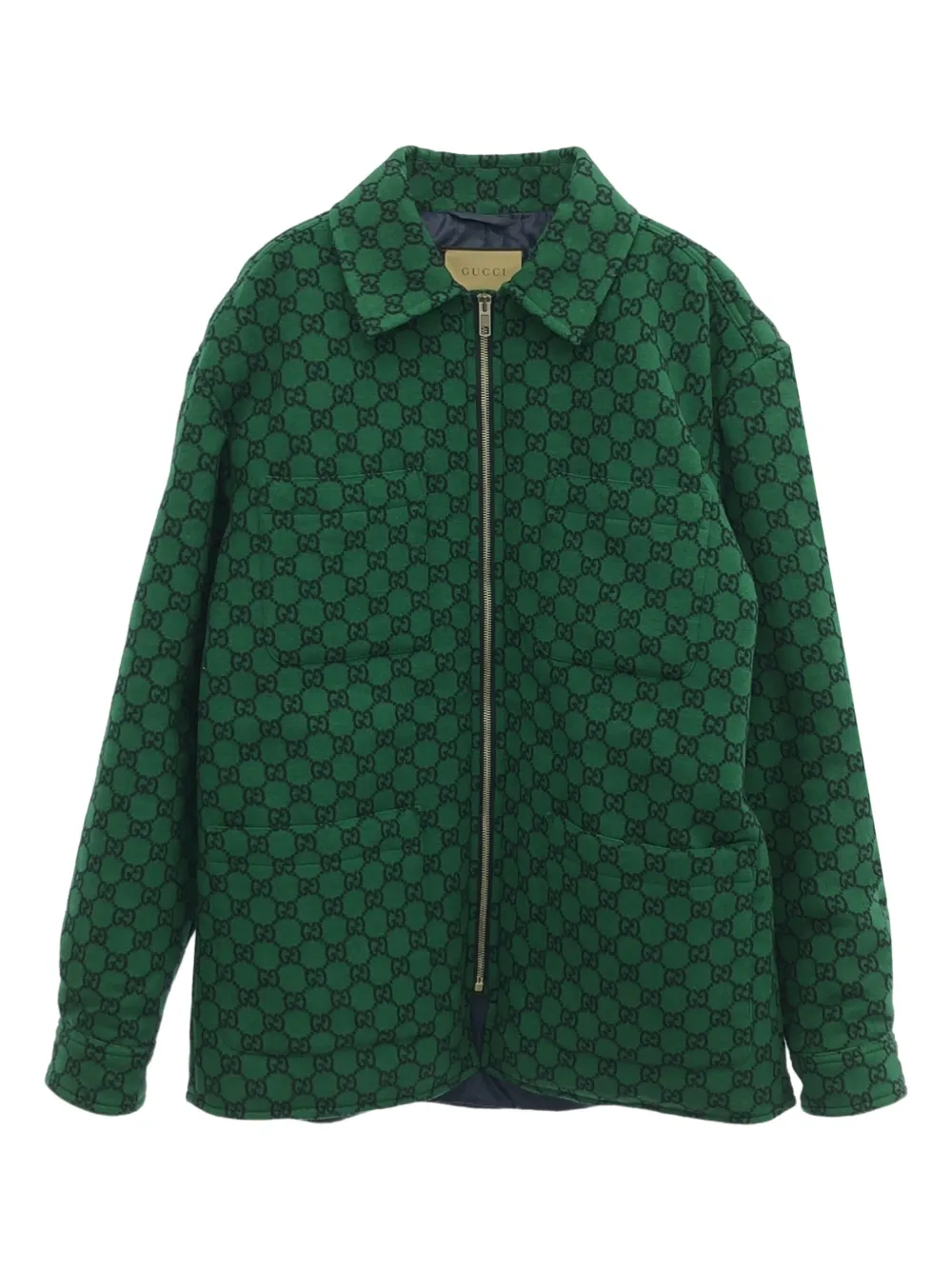 2010s monogram wool jacket