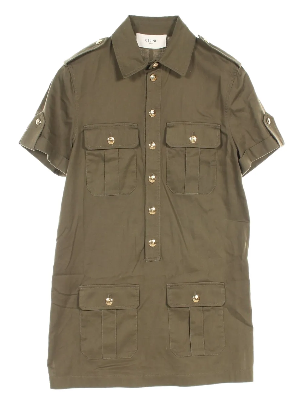 2010s pocketed shirt dress