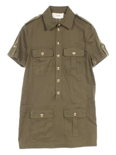 Céline Pre-Owned 2010s pocketed shirt dress