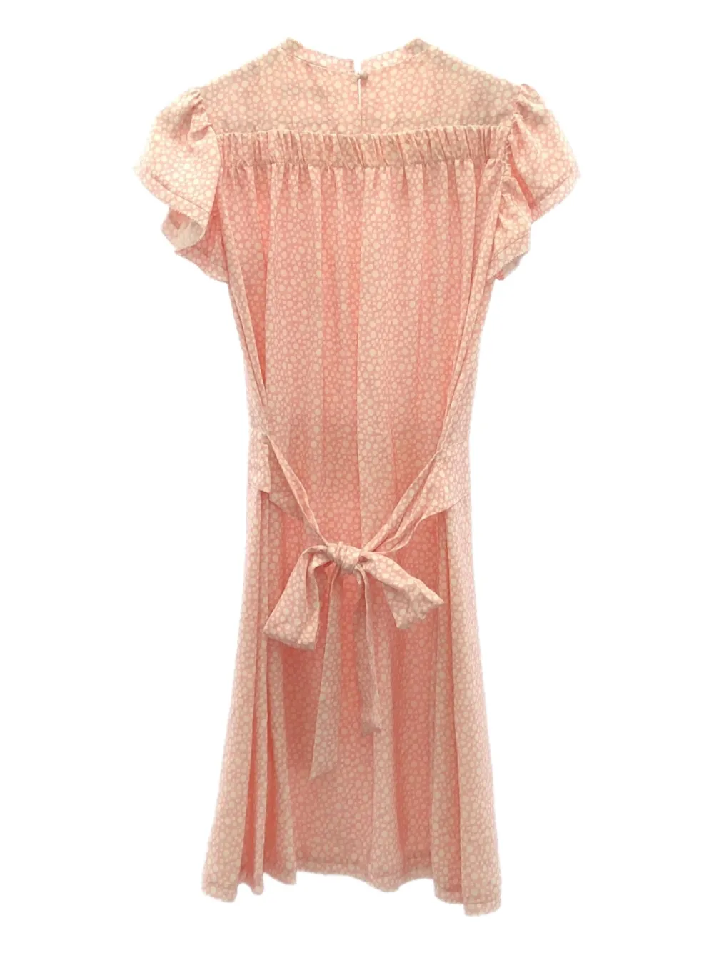 Balenciaga Pre-Owned 2010s zijden jurk met korte mouwen - Roze