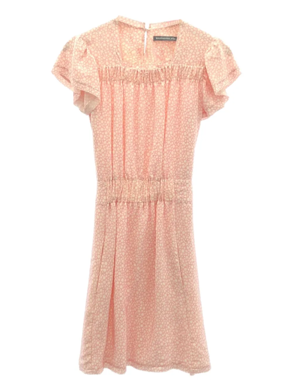 2010s short-sleeves silk dress