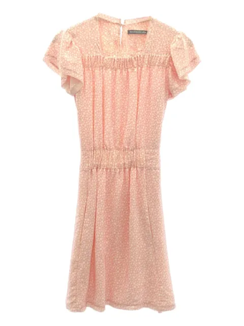 Balenciaga Pre-Owned 2010s short-sleeves silk dress