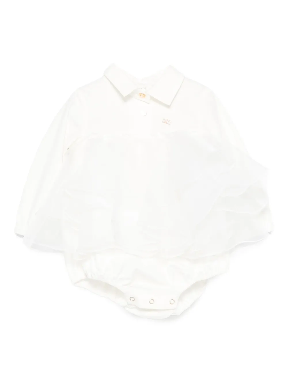 Elisabetta Franchi La Mia Bambina logo-plaque body Wit