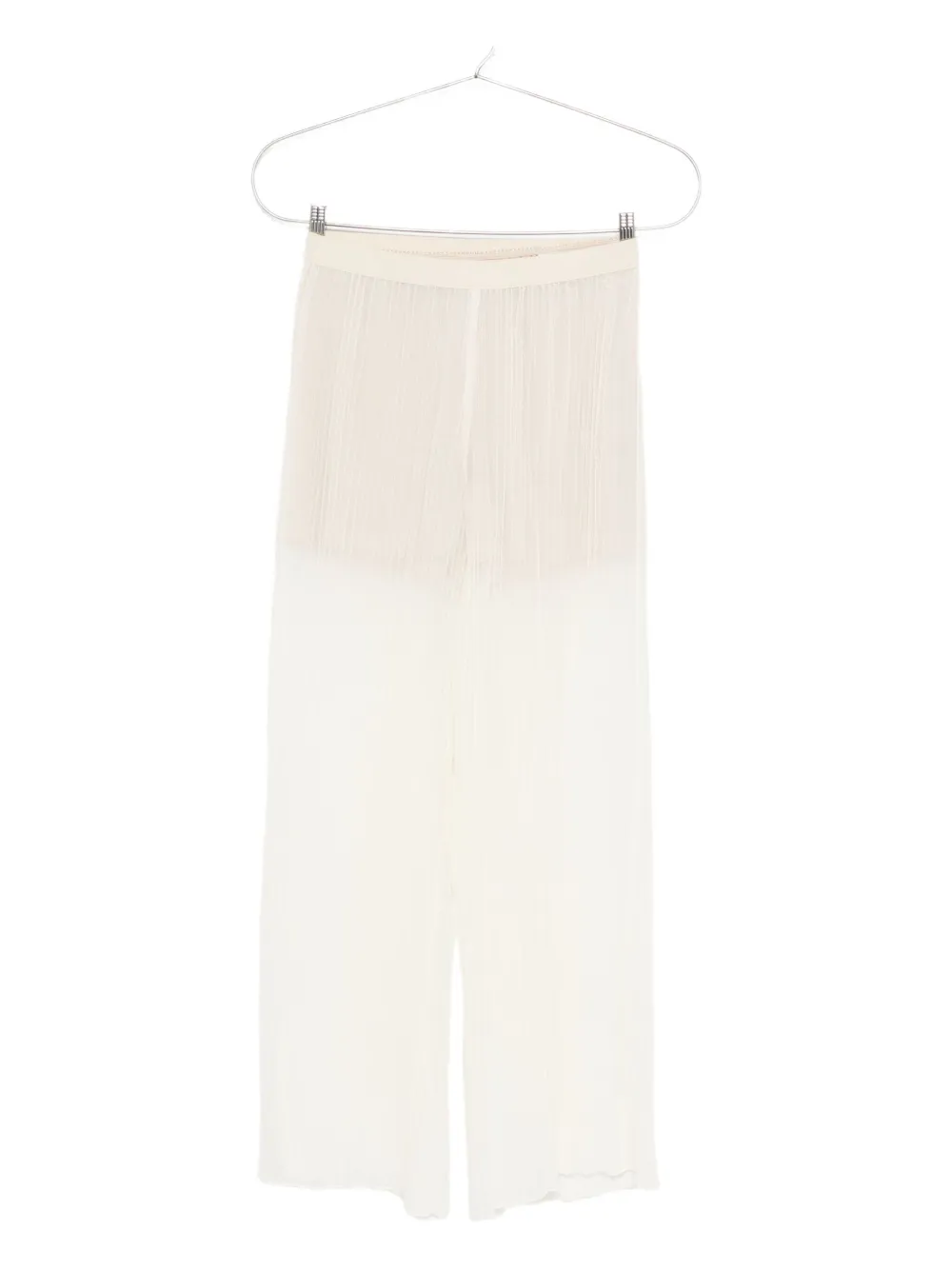 Alysi semi-sheer trousers Beige