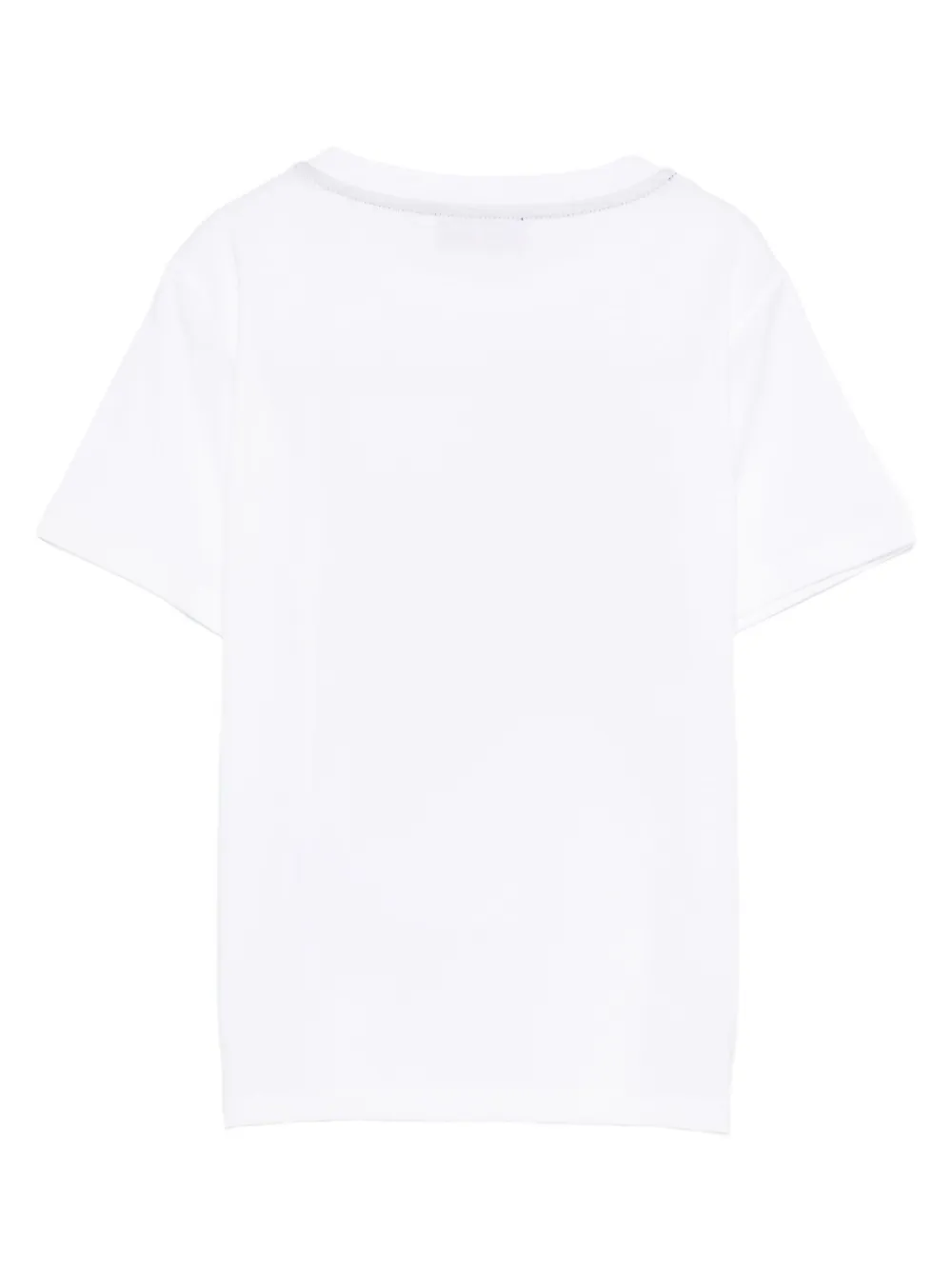 Missoni Kids chevron-print T-shirt Wit