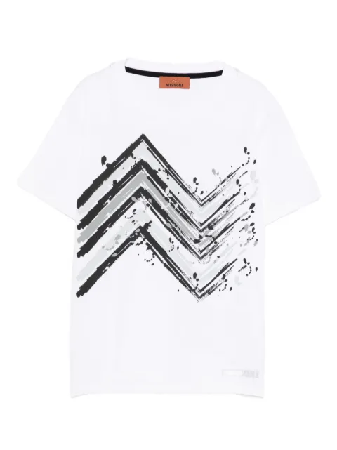 Missoni Kids chevron-print T-shirt