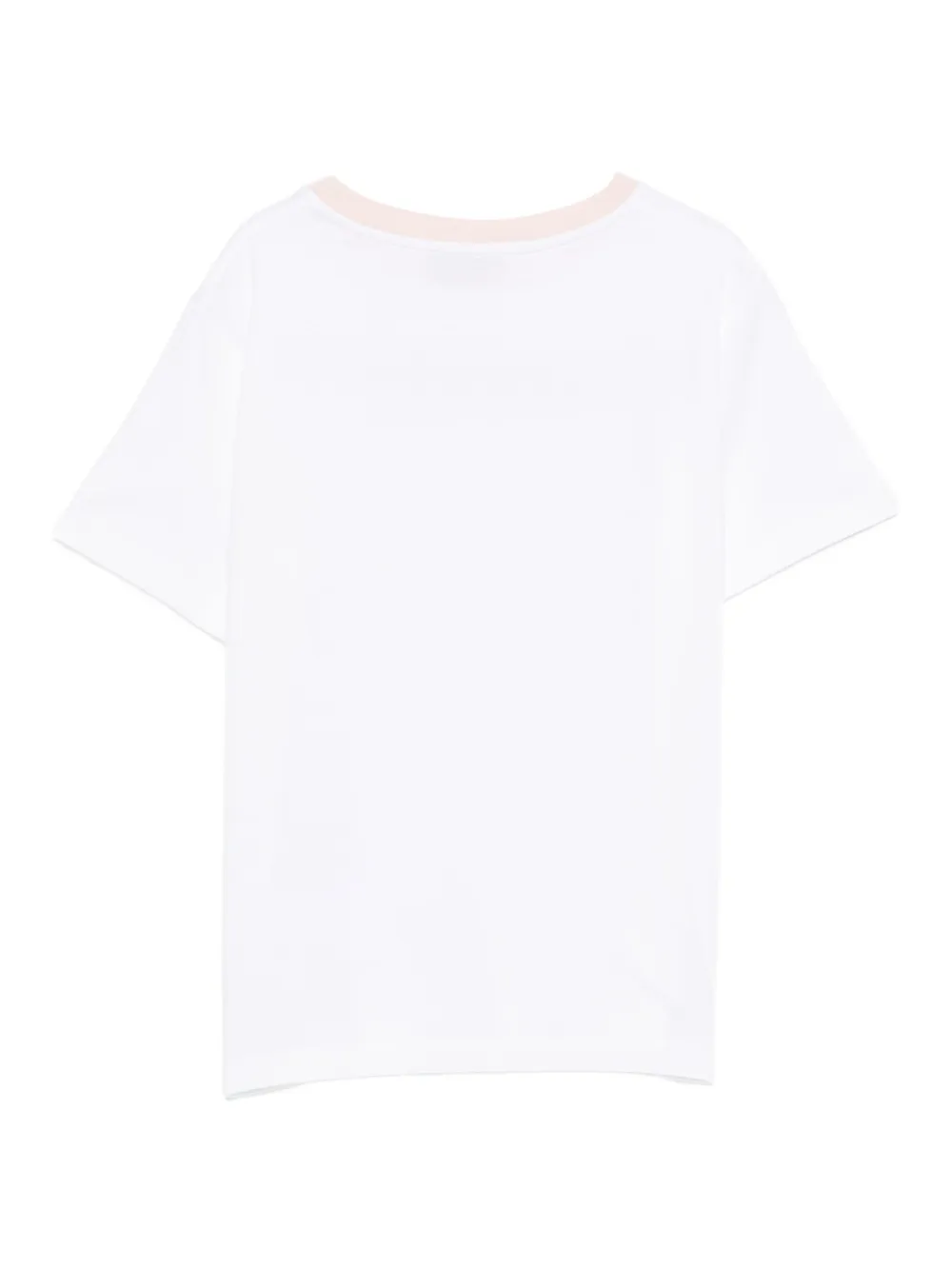 Missoni Kids zigzag-pattern logo T-shirt Wit