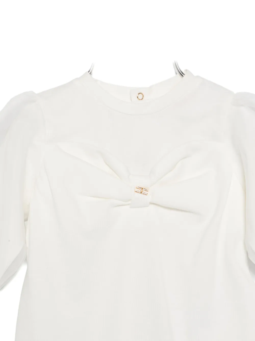 Elisabetta Franchi La Mia Bambina bow-detail pajamas Wit
