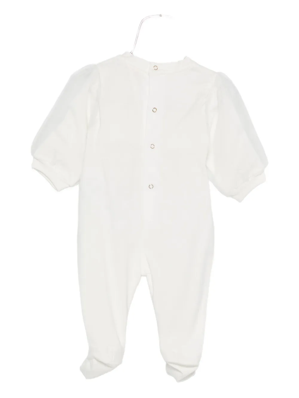 Elisabetta Franchi La Mia Bambina bow-detail pajamas Wit