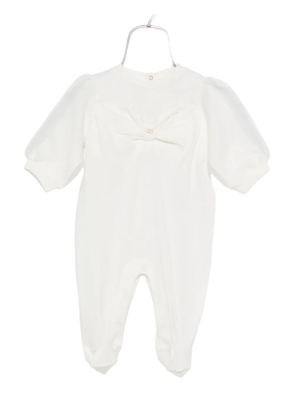 Elisabetta Franchi La Mia Bambina bow-detail pajamas Wit