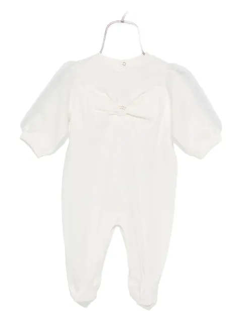 Elisabetta Franchi La Mia Bambina bow-detail pajamas 