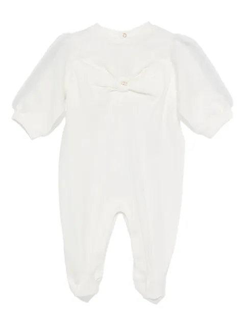 Elisabetta Franchi La Mia Bambina bow-detail pajamas 