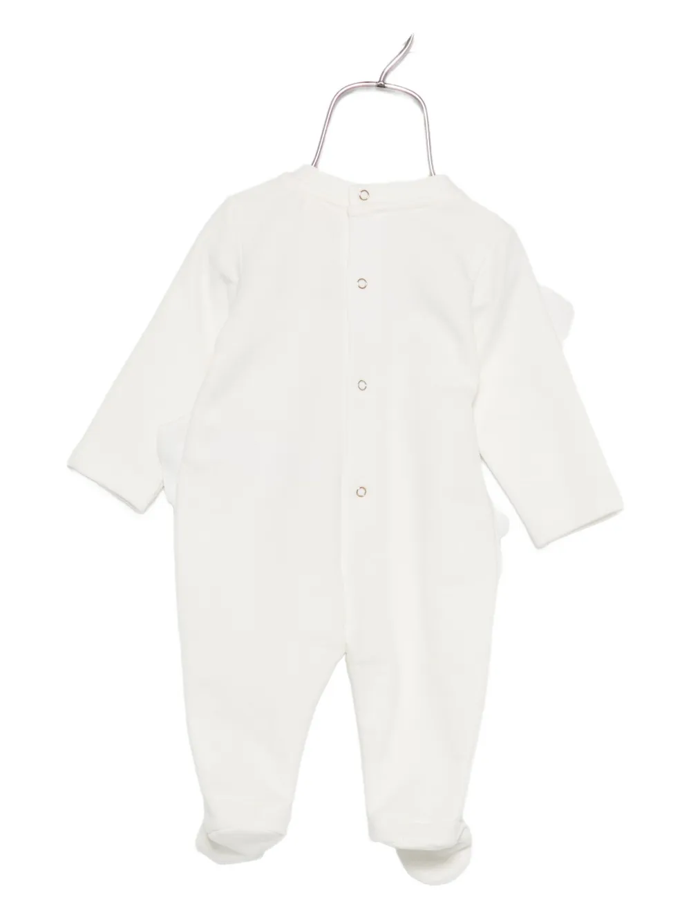 Elisabetta Franchi La Mia Bambina bow-detail ruffled pajamas Wit