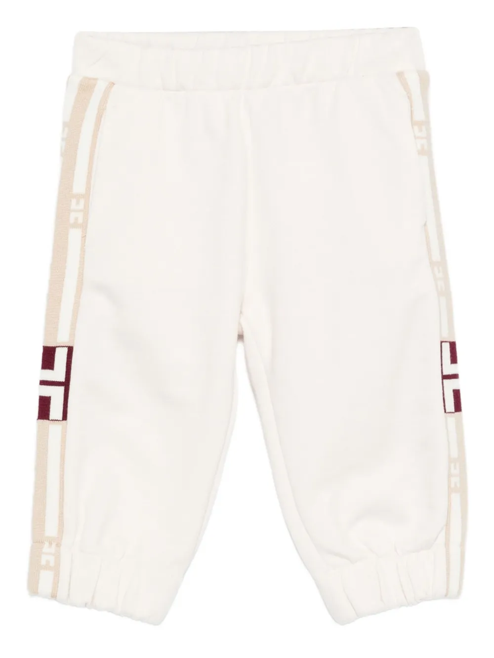 Elisabetta Franchi La Mia Bambina side-stripe track pants - ニュートラル Elisabetta Franchi La Mia Bambina side-stripe track pants - ニュートラル
