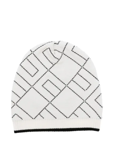 Elisabetta Franchi La Mia Bambina monogram-pattern beanie