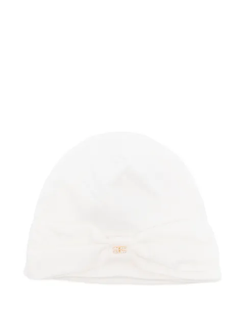 Elisabetta Franchi La Mia Bambina bow-embellished beanie
