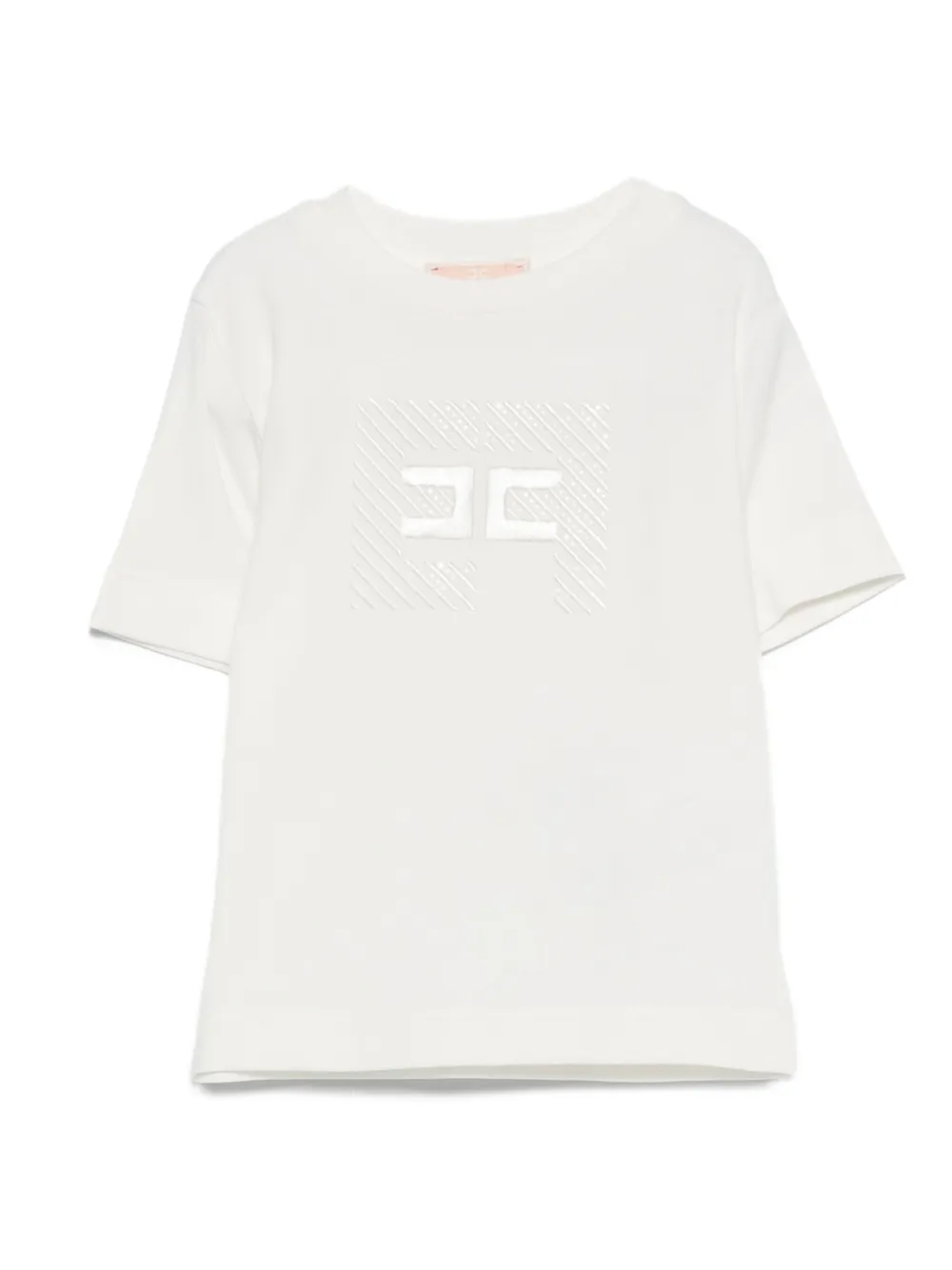 Elisabetta Franchi La Mia Bambina logo-detail T-shirt Wit