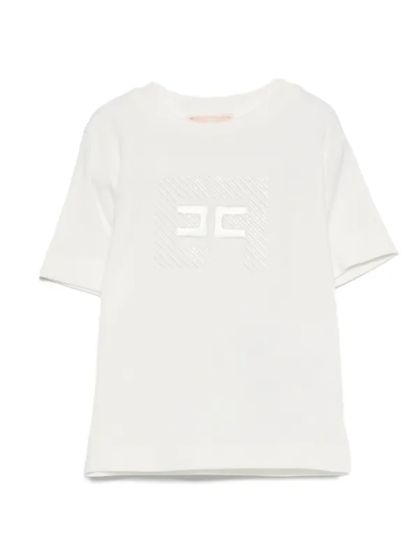 Elisabetta Franchi La Mia Bambina logo-detail T-shirt White FARFETCH PH