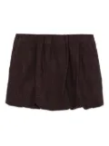 Alysi checked gathered skirt