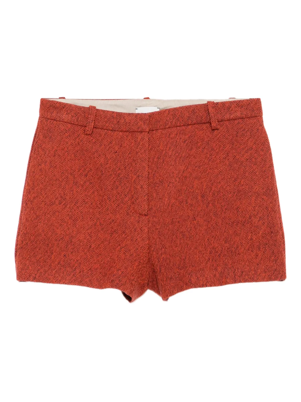 Alysi twill tailored shorts Oranje