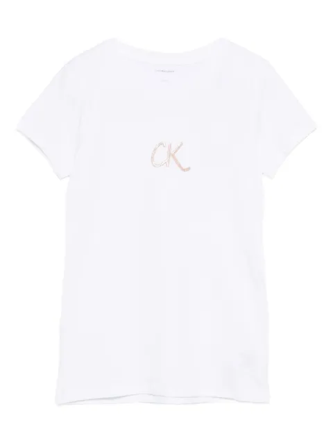 Calvin Klein Kids logo cotton top